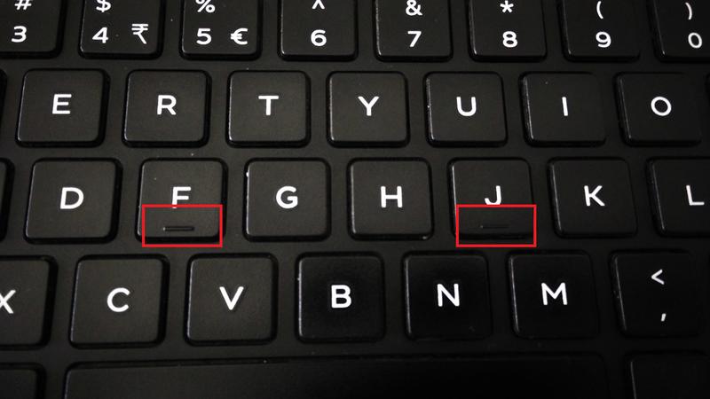 ما-سبب-وجود-البروز-على-حرفي-f-و-j-في-لوحة-المفاتيح؟